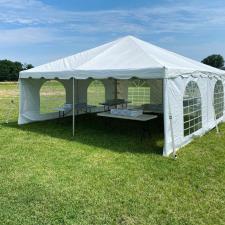 20x20 white tent rental bowleys quarters md 001