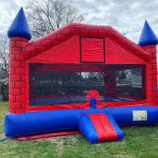 Red blue brick bounce house essex md min