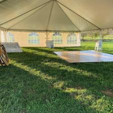 Tent rental with dance floor in middle river md 2