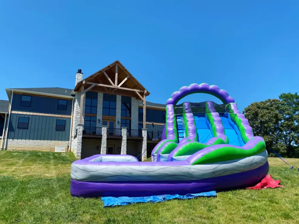 19ft Dual-Lane Water Slide Rental in Street, MD