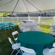 20x30 white frame tent with tables and chairs perry hall md 001 min