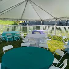 20x30 white frame tent with tables and chairs perry hall md 003 min