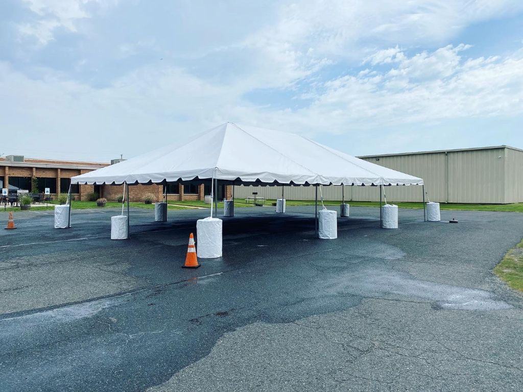 30x45 White Frame Tent in Dundalk, MD