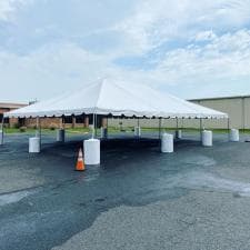 30x45 White Frame Tent in Dundalk, MD 0