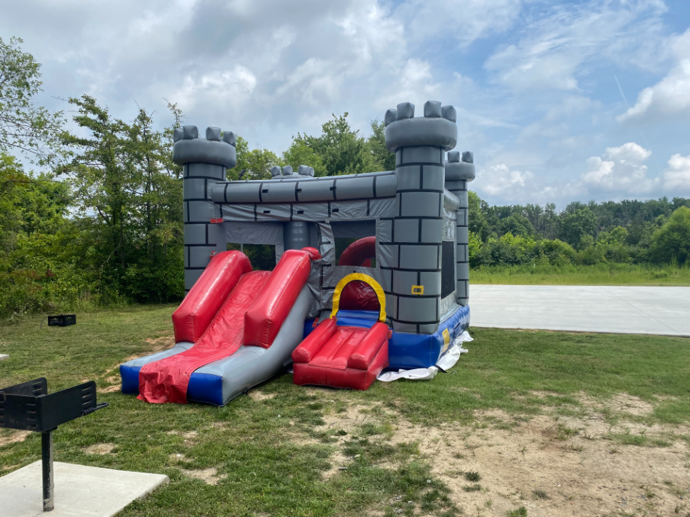 Castle with slide