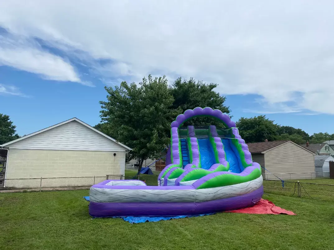 19ft Dual Lane Water Slide Rental in Edgemere, MD