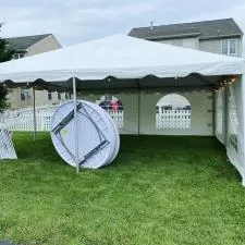 20x20 white tent rental 1