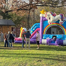Backyard-Birthday-Party-Tent-and-Moon-Bounce-in-White-Marsh-MD 1