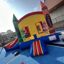 Bounce-House-with-Slide-and-Inflatable-Basketball-in-Baltimore-MD 1