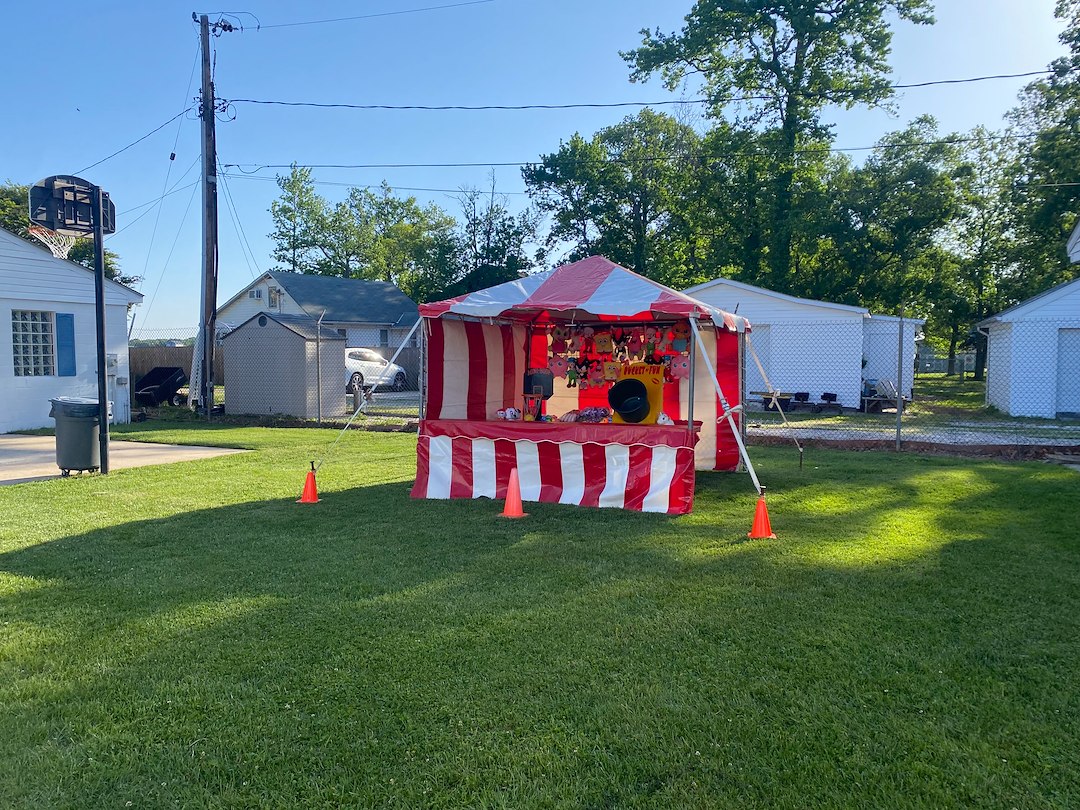 Carnival Game Booth for Yacht Club in Essex, Maryland