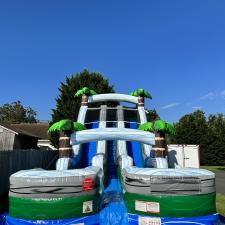 Extra-Tall-Inflatable-Dual-Lane-Water-Slide-in-Middle-River-Maryland 0