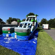 Extra-Tall-Inflatable-Dual-Lane-Water-Slide-in-Middle-River-Maryland 1