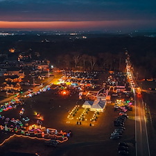 Heated-Frame-Tent-for-Christmas-Themed-Fundraiser-in-Bowleys-Quarters-Maryland 2