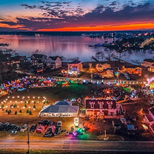 Heated-Frame-Tent-for-Christmas-Themed-Fundraiser-in-Bowleys-Quarters-Maryland 0