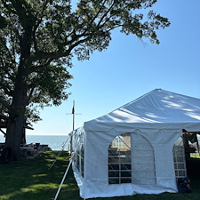 Large-Backyard-Wedding-Tent-for-Ceremony-and-Reception-in-Bowleys-Quarters-MD 1