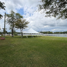 Large-Elegant-Pole-Tent-for-Wedding-in-Essex-Maryland 0