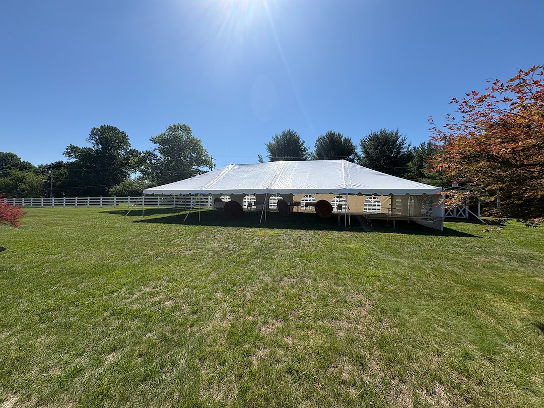Large Frame Tent for Family Gathering in Montgomery County, MD