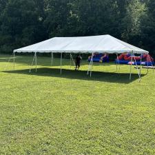 Large-Party-Frame-Tent-with-Bounce-House-and-Inflatable-Game-in-Randallstown-MD 1