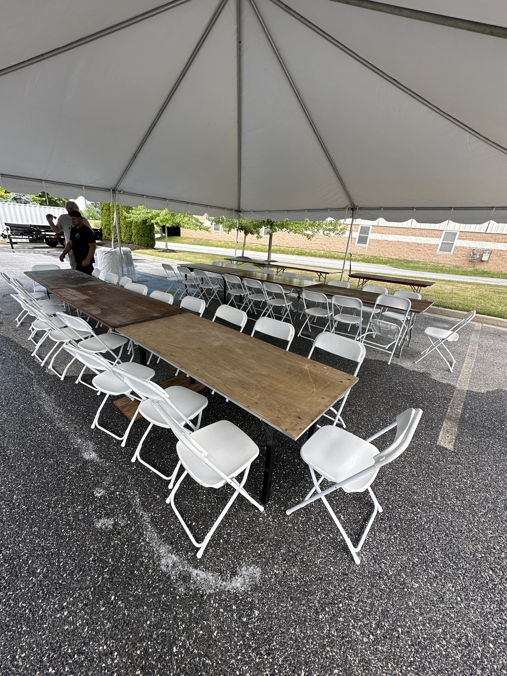 Large Party Tent with Bounce House in Middle River, MD