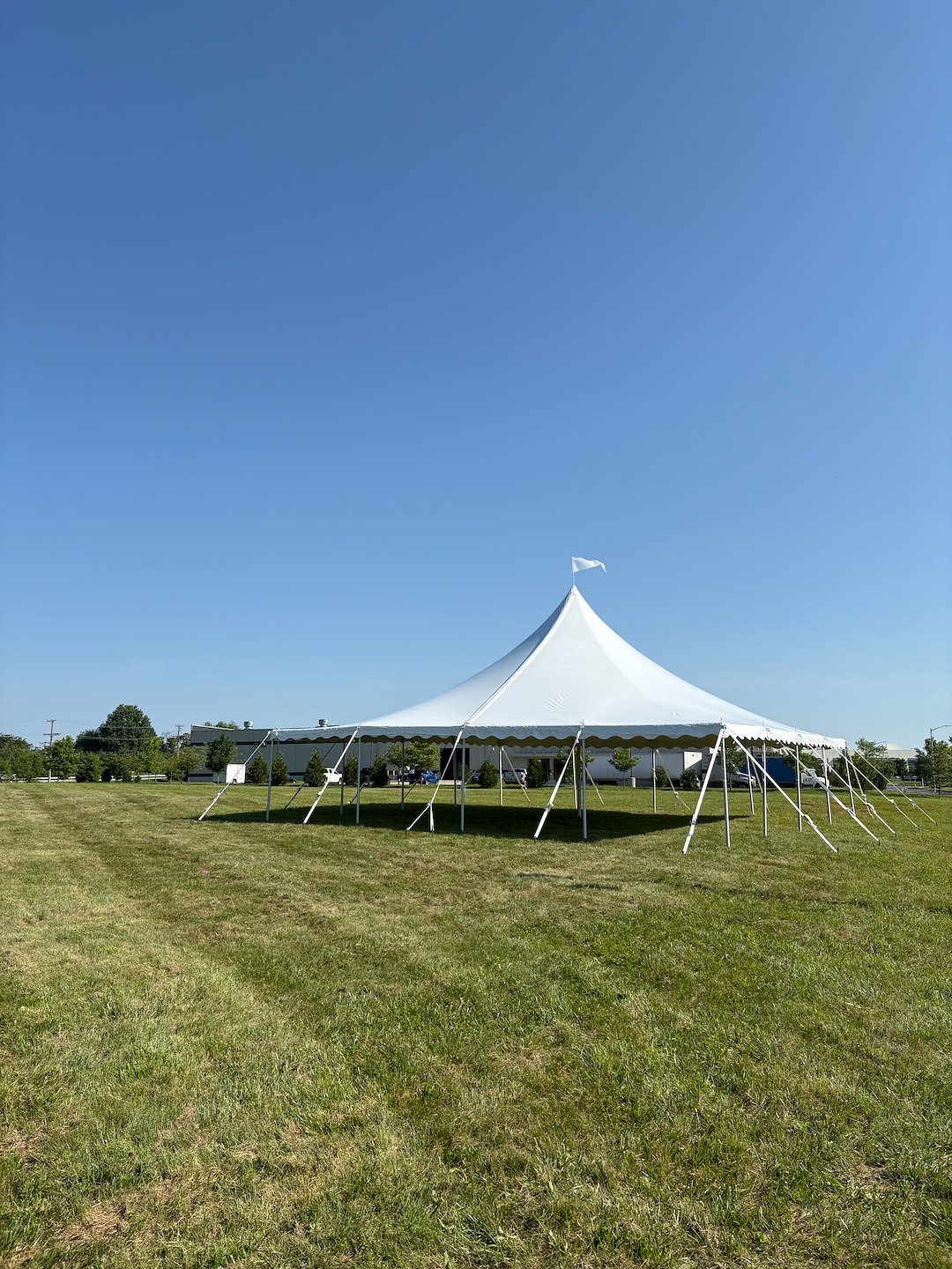 Large Pole Tent for Corporate Party in White Marsh, MD