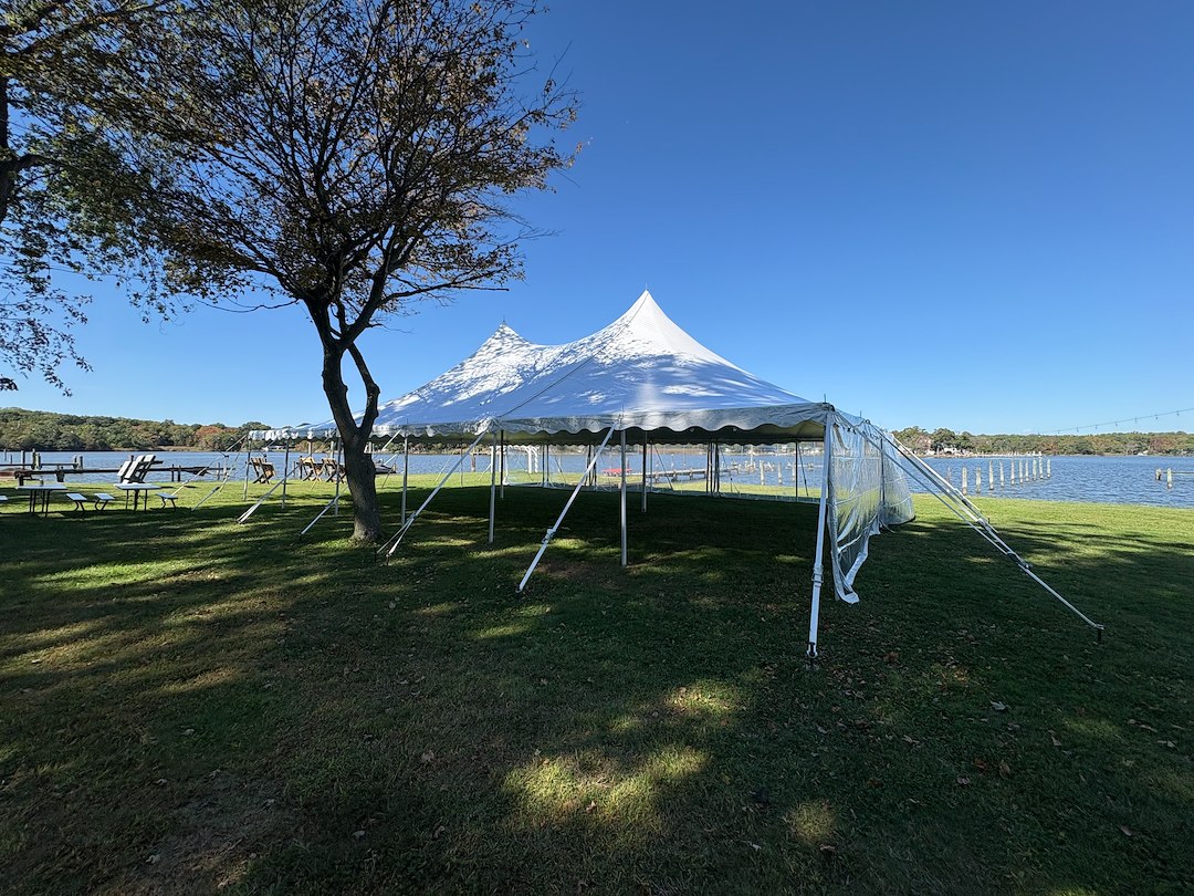 Large Wedding Pole Tent for Venue Reception in Essex, MD