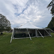 Large-Wedding-Pole-Tent-for-Farm-Wedding-in-North-East-MD 1
