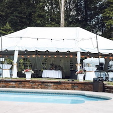 Large-Wedding-Tent-for-Backyard-Wedding-in-White-Marsh-MD 0