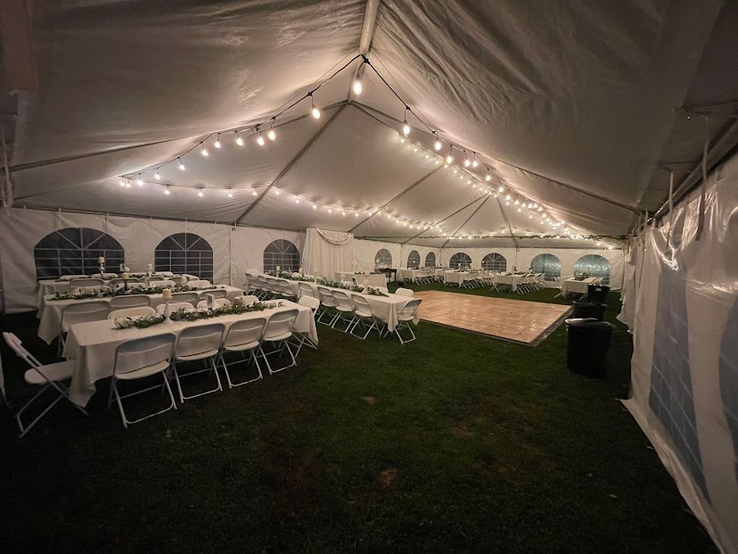 Large Wedding Tent in Port Deposit, Maryland