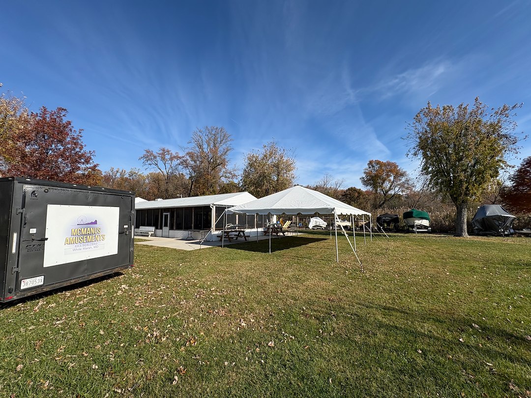 Medium Frame Tent for Club Reunion in Middle River, Maryland