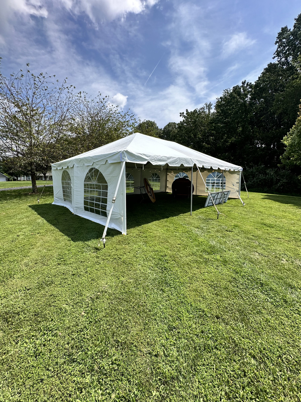 Medium Party Tent with Side Walls in Carroll County, MD