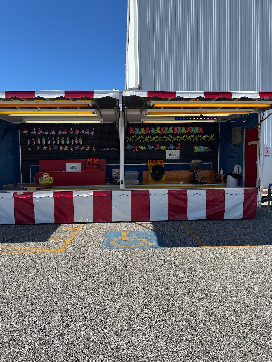 Nostalgic Carnival Game Trailer for Corporate Event in Aberdeen, MD