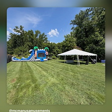 Tent-and-Bounce-House-with-Slide-Combo-for-a-Backyard-Birthday-Party-in-White-Marsh-MD 0