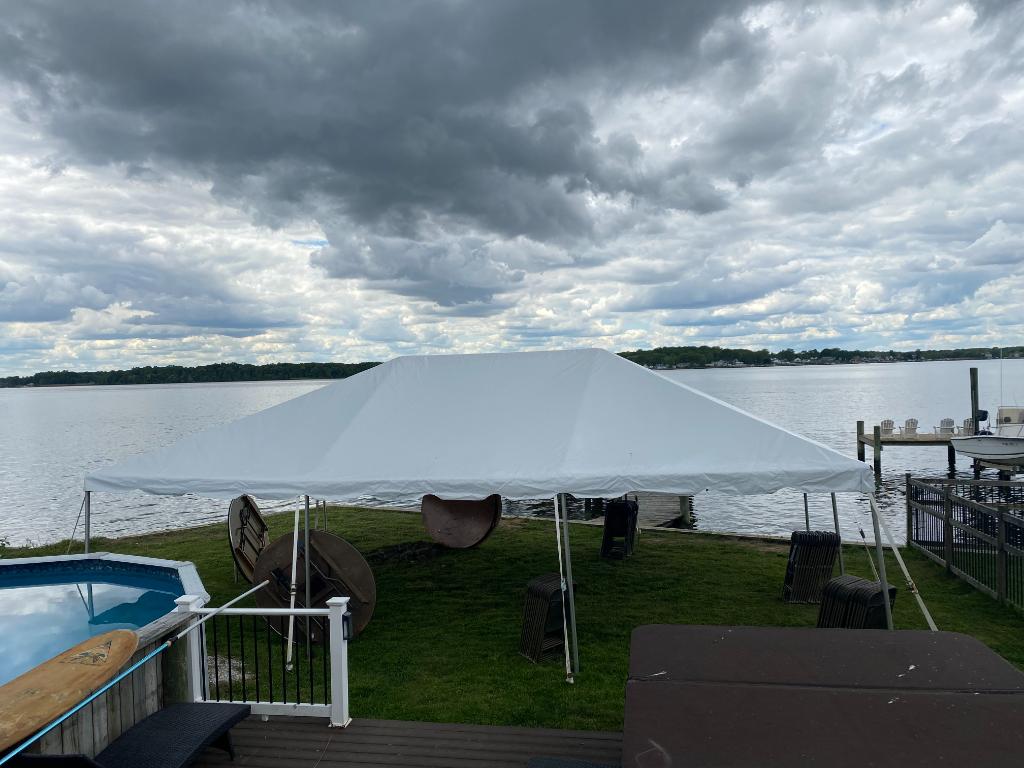 White Party Rental Tent in Essex, MD