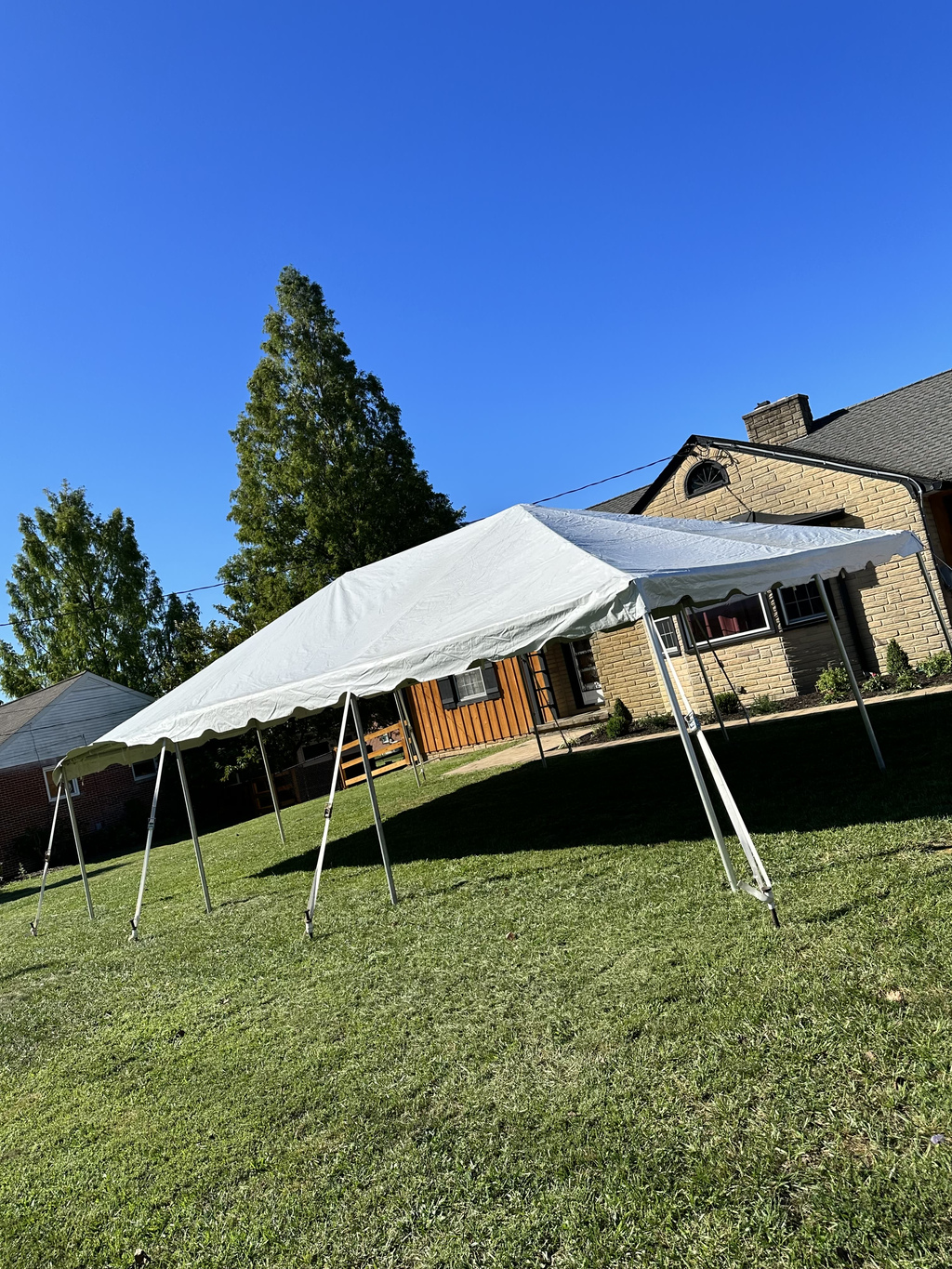 White Party Tent in Abingdon, Maryland