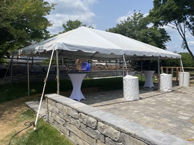 White Party Tent in Bel Air, MD