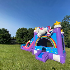 XL-BounceSlide-Combo-for-Unicorn-Themed-Birthday-Party-in-Forest-Hill-Maryland 0