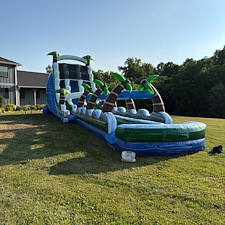 XL-Waterslide-with-Slip-n-Slide-for-4th-of-July-Party-in-Street-MD 0