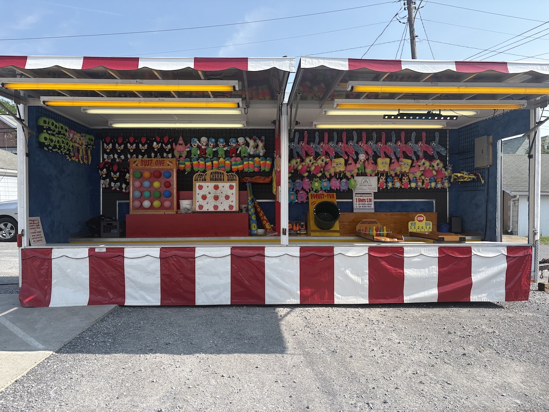 Interchangeable Carnival Game Trailer