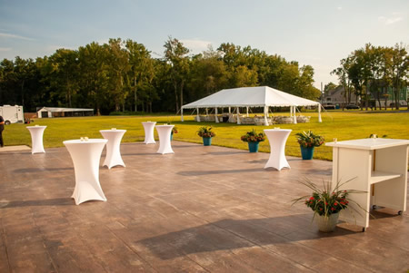 Tables and chairs